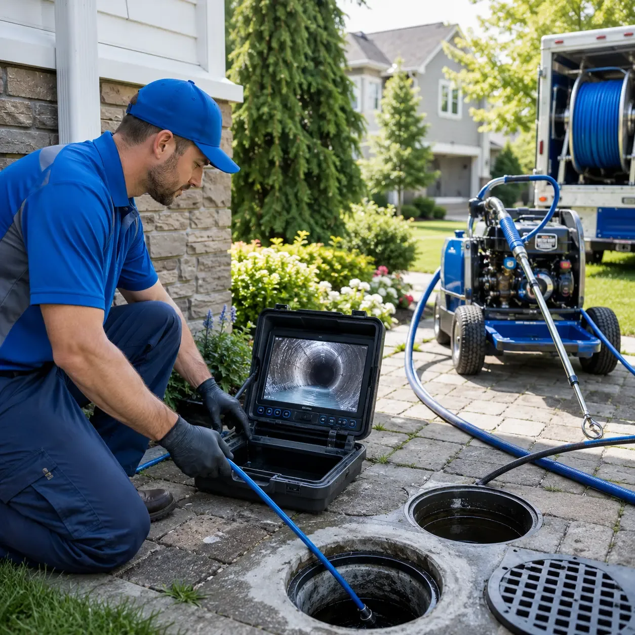 Outdoor drain cleaning professionals serving Neelyton, PA